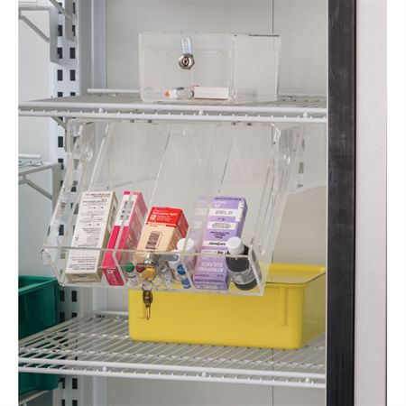 Locking Medical Box Tilting Drawer - Combi-Cam