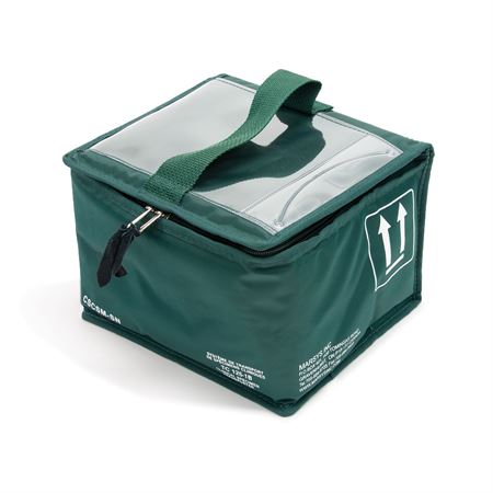 Medication Transport Tote Large - 18"W x 9"D x 13"H - Green