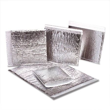 Metallized Bubble Pouches 10"W x 17"H