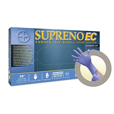 Supreno EC Extended Cuff Nitrile Exam Gloves 3X Large