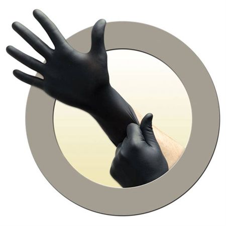 Microflex Black Dragon Zero Nitrile Gloves Black Dragon Zero Nitrile Exam Gloves, XXL