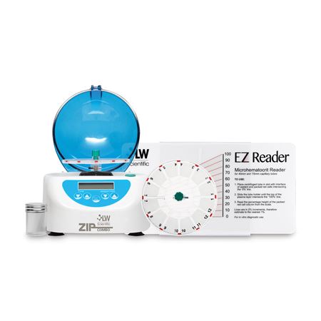 Microhematocrit Centrifuge with Reader Card Centrifuge with 12-Place Microcrit and 6-Place Microtube Rotors