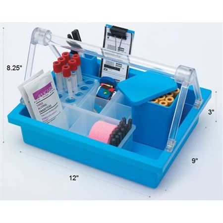 Mini Phlebotomy Tray Unit with Handle