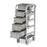 Standard Mobile Cart Accessories 3.5" Long Bin Dividers