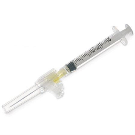 3mL Syringe/Safety Needle Combo 25G x 1"L