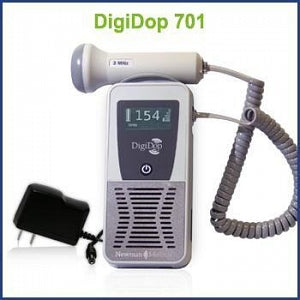 Newman Medical DigiDop 701 Rechargeable Doppler with Display and 3 MHz OB Probe - DigiDop 701 Rechargeable Doppler with Display and 3 MHz OB Probe - DD-701-D3