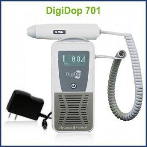 Newman Medical DigiDop 701 Display Rechargeable Vascular Doppler - Digital Display Doppler, Vascular, Rechargeable, 5 MHz - DD-701-D5