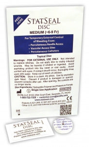 Biolife, LLC StatSeal Discs - Topical Statseal Disc, Size XS, 24 APP - DT623