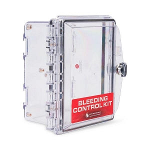 North American Rescue Advanced OTC Bleeding Control Kits - Bleeding Control Wall Station, Public Access, Clear - ZZ-1000