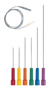 Natus Disposable Monopolar Needle Electrode with Leadwire - Disposable Monopolar Needle Electrode, 28G x 1" - 902-DMF25-TP