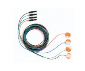 Natus Disposable 4-Disk Electrode Set with Leads - Disc Electrode, EMG, Separate Leads - 6030-3-TP