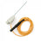 Natus Disposable Bo-ject Needle Electrode - Disposable Bo-ject Hypodermic Needle Electrode, 30 G, 25 mm, Orange - 9013S0422