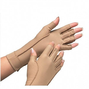 North Coast Medical Full Finger Therapeutic Compression Gloves - GLOVES, FULL FINGER, ISOTONER, LARGE - NC53023-3