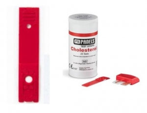 Polymer Technology Systems Cholesterol Test Strips - Total Cholesterol Test Panel Strips - PTS 1711