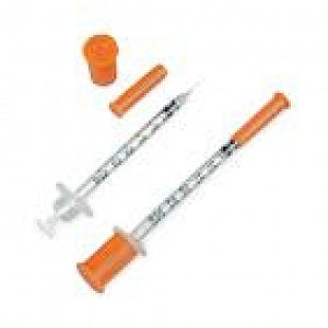 Exelint International Lo-Dose Insulin Syringe - 0.3 mL Insulin Syringe with 30G x 5/16" Needle - 26014