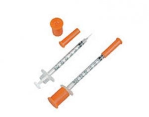 Exel International 1 cc Tuberculin Syringe Only (TB) - Insulin Syringe, 3/10 cc, 29G x 1/2" - EXE 26018