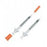 Exel Insulin Syringes - 1/2 cc Insulin Syringe with 28G x 1/2" Needle, Sterile - 26026