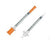 Exel International 1 cc Insulin Syringe - 1 mL Insulin Syringe with 29G x 1/2" Needle - 26029