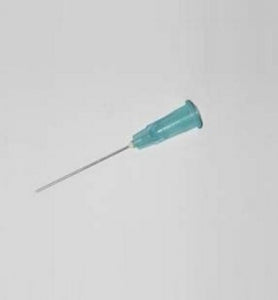 Exel International Hypodermic Needle - Hypodermic Needle with Regular Bevel and Orange Hub, 25 G x 1" - 26405