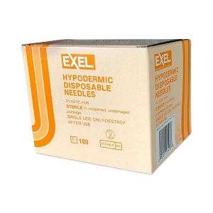 Exel International Specialty Use Hypodermic Needles - Specialty Hypodermic Needle, 30G x 1/2", Yellow Hub - 26437