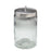 Tech-Med Services Flint Glass Jars - Unlabeled Flint Glass Jar with Stainless-Steel Lid - 4012