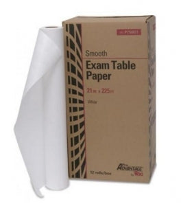 National Distribution Exam Table Papers - Exam Table Paper, White, 22" x 225 ft. - P750021