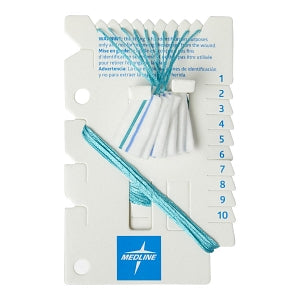 Medline X-Ray Detectable Neuro Sponge Patties - X-Ray Detectable Sterile Neuro Sponge, 1/2" x 1", 10/Pack - NEUROSPNG06