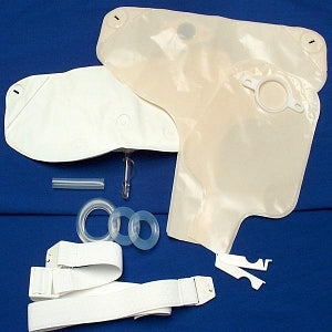 Nu-Hope Laboratories Non-Adhesive Urostomy System - Nu-Hope Nonadhesive Right Side Stoma Location Urostomy System with Large O Ring and Small Pouch - EV5020-000