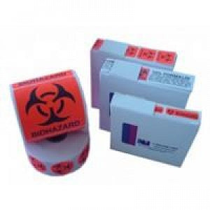 Nevs Ink Biohazard Labels - LABEL, BIOHAZARD, 3 X 2 - LBH-22