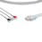 Nihon Kohden Compatible ECG Leadwire - LEADWIRE, ECG, 3, SNAP, K910B, BJ - K910B