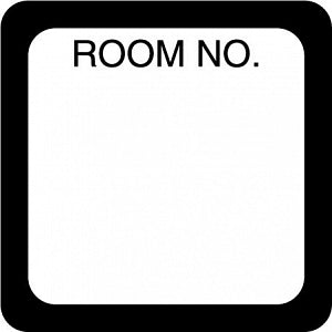 Centurion Centurion Nursing Chart Labels - White Room No. Nursing Chart Label - NL2232