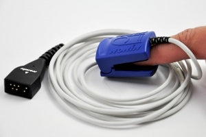 Nonin Medical Finger Clip Oximetry Sensors - Finger Clip Pulse Oximetry Sensor, Adult, 9' Cable - 8000AA-3