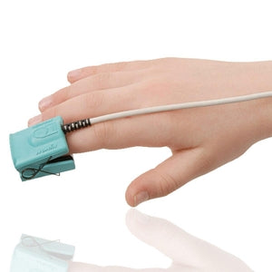 Nonin Medical Finger Clip Oximetry Sensors - Finger Clip Pulse Oximetry Sensor, Pediatric, 3' Cable - 8000AP