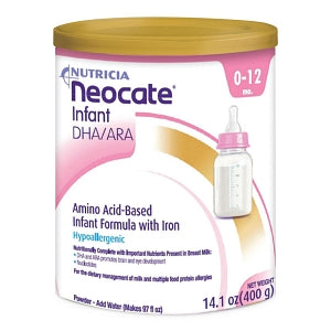 Nutricia North America Neocate Infant Formula Powder - Infant Powder, Neocate DHA / ARA, 400 gm / Can - 12595