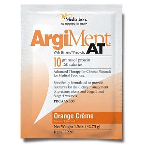 Medtrition ArgiMent Nutritional Drink Mixes - ArgiMent Nutritional Drink Mix Powder, Orange Flavor, 42.75 g Packet - 11220