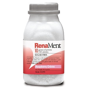 Medtrition Renaming Drink Mixes - RenaMent Drink Mix, Raspberry, 4 oz. Bottle - 11195