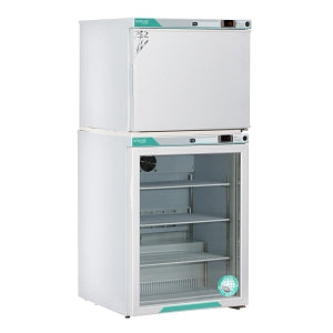 Nor-Lake White Diamond Refrigerator & Freezer Combinations - Refrigerator / Freezer with Glass Door, 7 cu. ft. - PRF072WWG/0