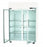 Nor-Lake 55 Cu. ft. Premier 2 Door Glass Pass-Thru Refrigerator - Pass-Thru Refrigerator, 4 Glass Doors, 55 Cubic Feet - NSPT524WWF/0