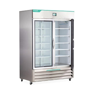 Nor-Lake, Inc. White Diamond Stainless Steel Refrigerators - White Diamond Series Laboratory / Medical Refrigerator, Stainless Steel, Double Glass Doors, 49 cu. ft. - NSWDR492SSG/0