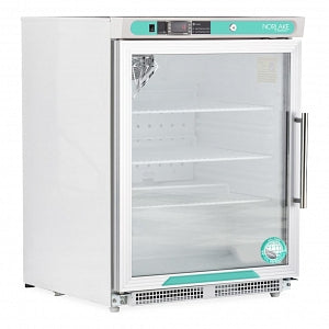 Nor-Lake, Inc. 4.6 Cu. Ft. Glass-Door Built-in Under-Counter Refrigerators - REFRIGERATOR, UNDRCOUNTER, ADA, GD, LH, 4.6CF - PR051WWGADALH/0