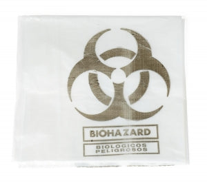 Medline Clear Equipment / Cart Covers - Biohazard Liner, Clear, 38" x 26" x 48", 0.90 Mil, Roll - NON0222991BIO