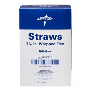 Flexible Long Drinking Straws - North Coast Medical