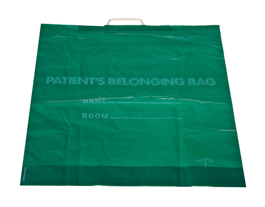 Plastic Patient Belonging Bag with Rigid Handle