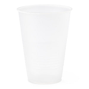 Medline Disposable Plastic Drinking Cups - Translucent Plastic Disposable Drinking Cup, 12-oz. - UNKNOWN