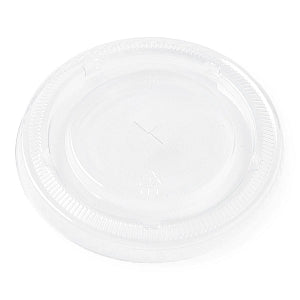 Medline Plastic Beverage Lids - Plastic Translucent Lid with Straw Slot for 16-24 oz. Plastic Cup - NON03016L