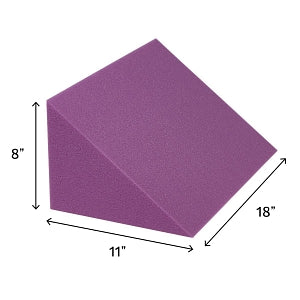 Medline Disposable Foam Positioning Wedges - Foam Wedge Positioner, 8" x 11" x 18" - NON081230