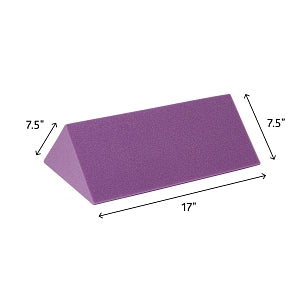 Medline Disposable Foam Positioning Wedges - Foam Wedge Positioner, 7.5" x 7.5" x 17" - NON081244