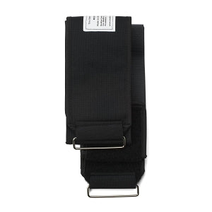 Medline Knee and Body Straps - Black Knee / Body Strap with Hook-and-Loop Fastener - NON081544