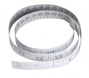 Medline Paper Measuring Tapes - Paper Measuring Tape for Infants, 24" - NON171336