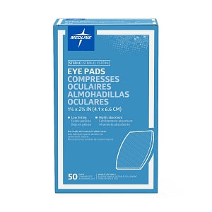 Medline Sterile Eye Pads - Sterile Eye Pad, 1-5/8" x 2-5/8" - NON21600